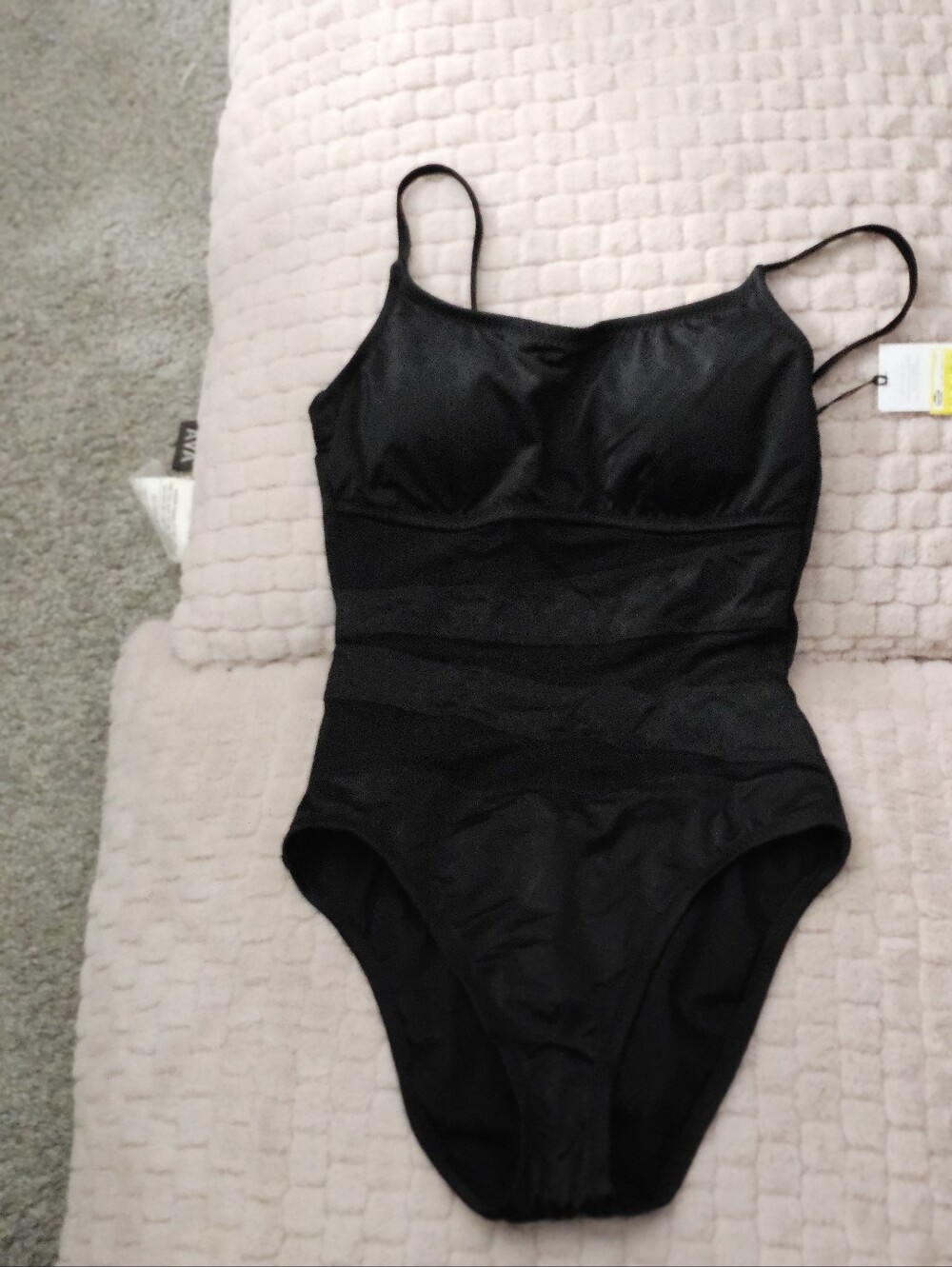 Shade & Shore Black One-Piece Swimsuit